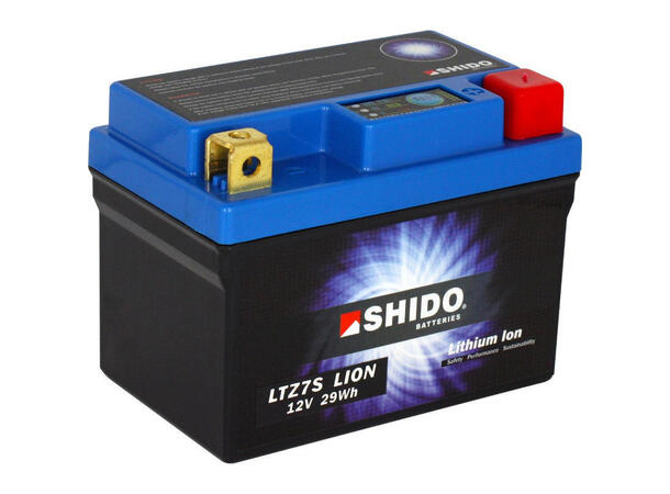 Shido LTZ7S Lithium - 12V ATV/MC/Snøscooter Batteri